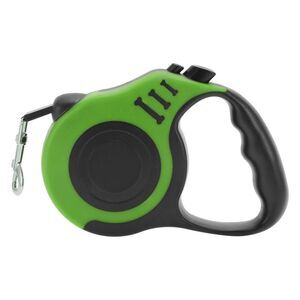 Ergonomic Retractable Pet Leash 196.85" Green